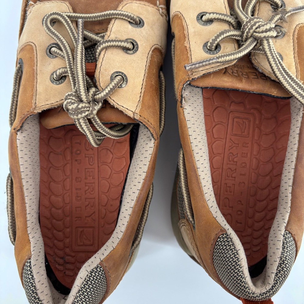 Sperry Top-Sider Sea Kite Sport Picket Boat Shoes Mens 11 Brown Waterproof Gorp - Picture 6 of 8